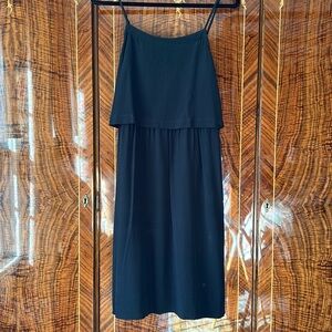 Madewell Silk Camisole Dress Black Size 2
